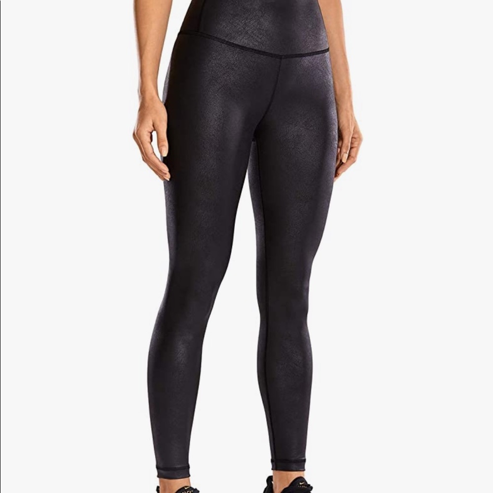 CRZ Yoga Faux Leather Leggings